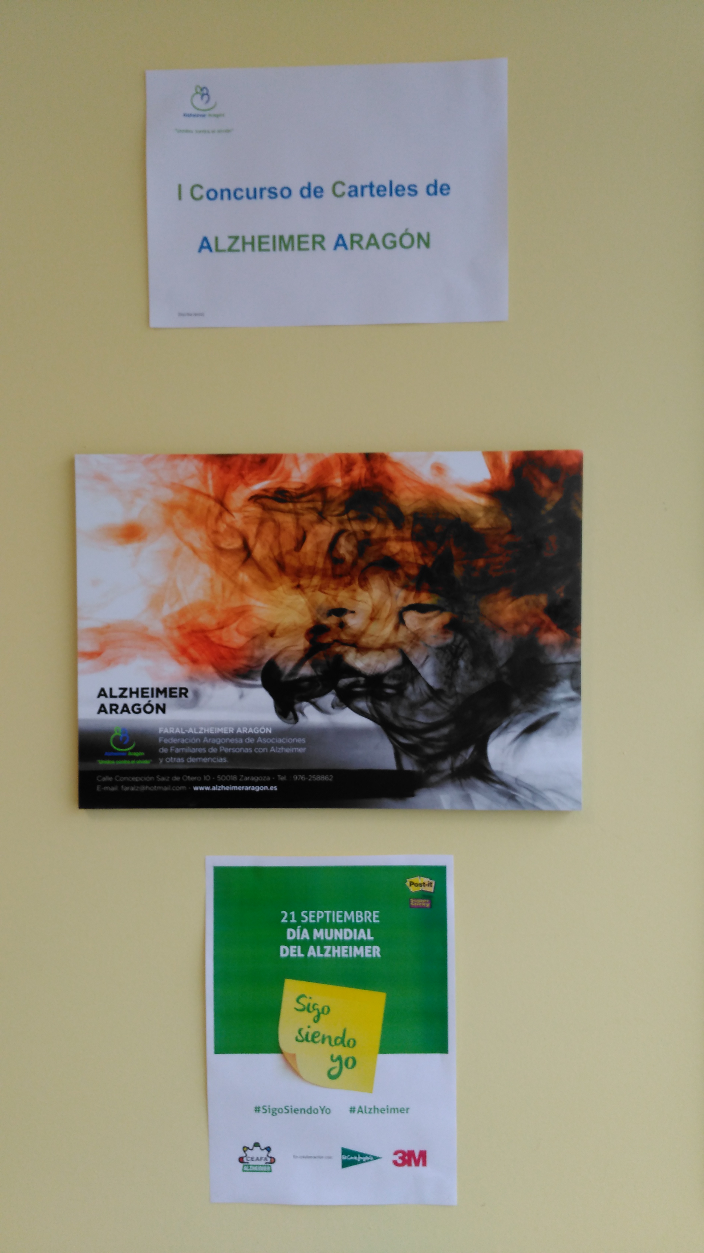 I Concurso de Carteles de Alzheimer Aragón I Concurso de Carteles de Alzheimer Aragón